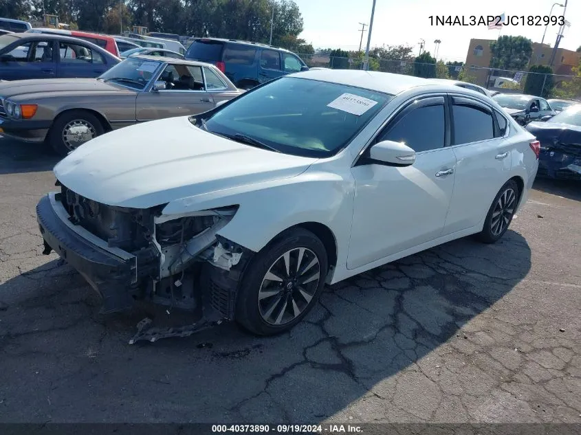 2018 Nissan Altima 2.5 Sl VIN: 1N4AL3AP2JC182993 Lot: 40373890