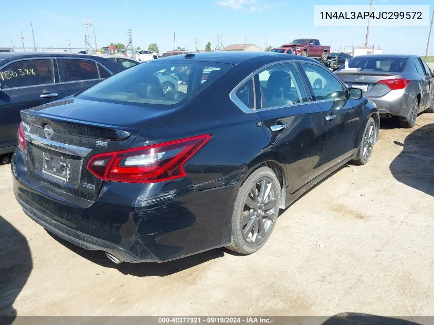 2018 Nissan Altima 2.5 Sr VIN: 1N4AL3AP4JC299572 Lot: 40377921