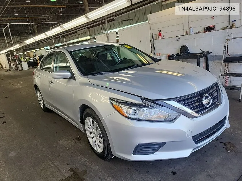 2018 Nissan Altima 2.5/S/Sv/Sl/Sr VIN: 1N4AL3AP9JC194896 Lot: 40379298