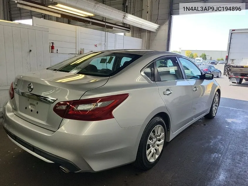 2018 Nissan Altima 2.5/S/Sv/Sl/Sr VIN: 1N4AL3AP9JC194896 Lot: 40379298