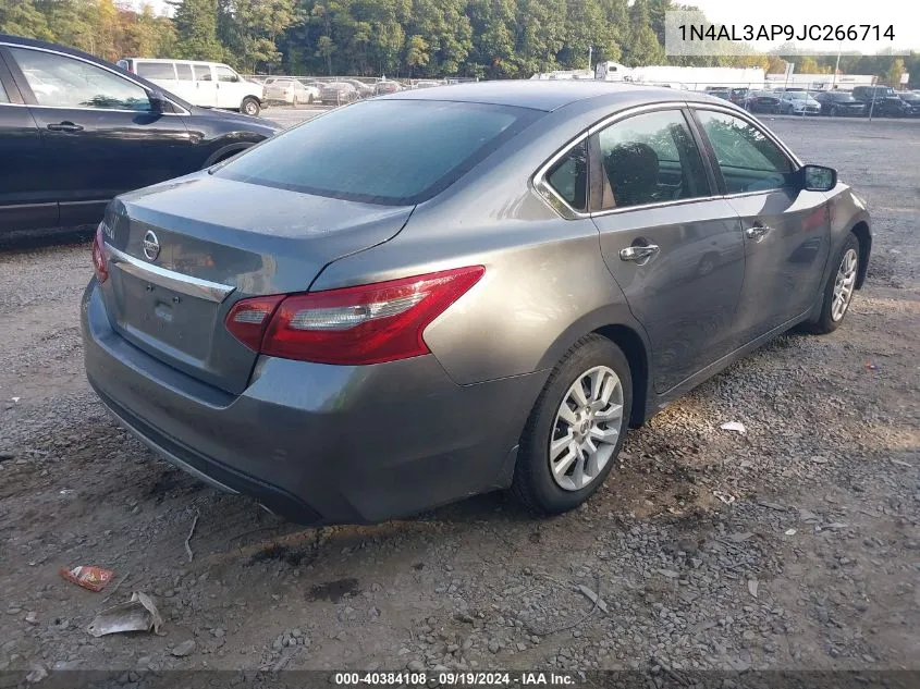 2018 Nissan Altima 2.5 S VIN: 1N4AL3AP9JC266714 Lot: 40384108