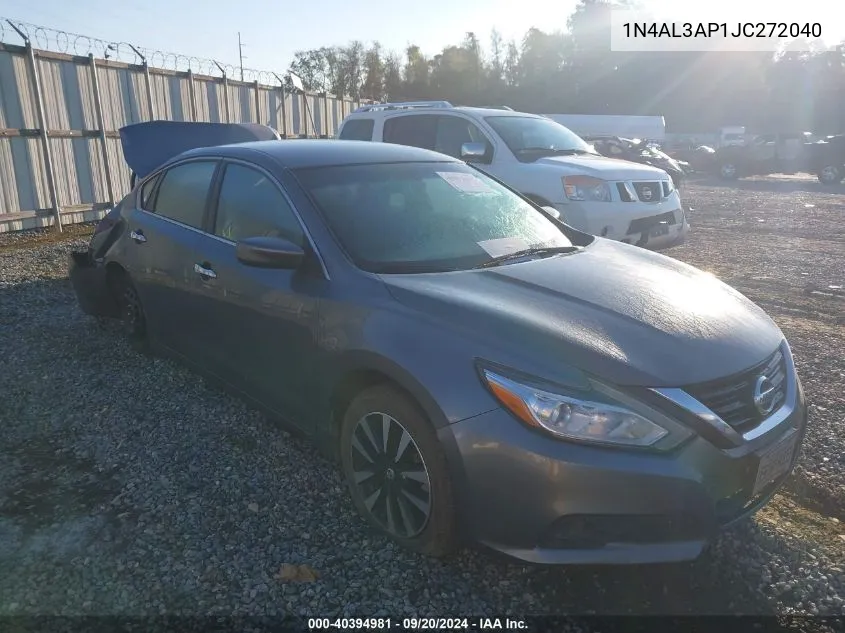 1N4AL3AP1JC272040 2018 Nissan Altima 2.5 Sv