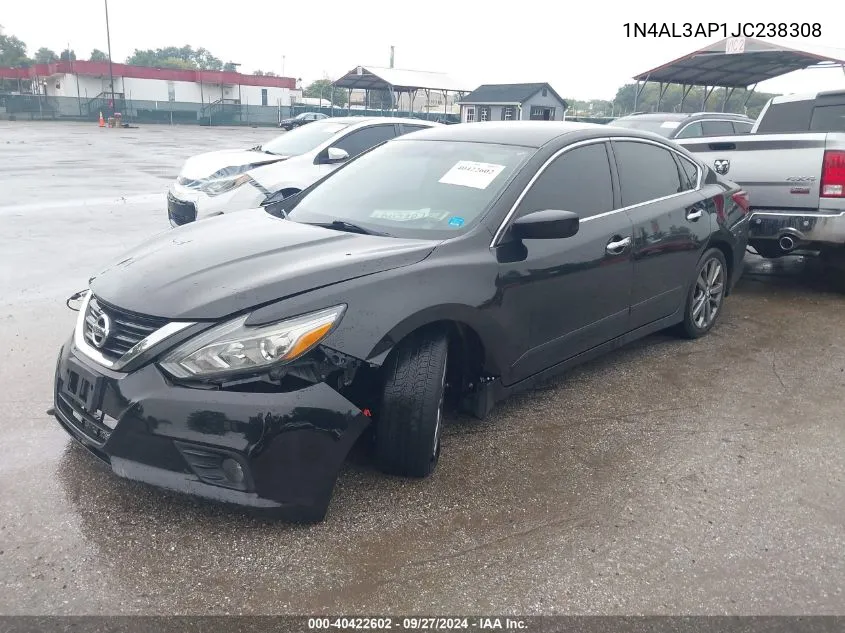 1N4AL3AP1JC238308 2018 Nissan Altima 2.5 Sr