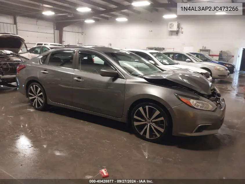 2018 Nissan Altima 2.5 Sr VIN: 1N4AL3AP2JC473266 Lot: 40428877