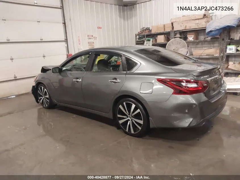 2018 Nissan Altima 2.5 Sr VIN: 1N4AL3AP2JC473266 Lot: 40428877