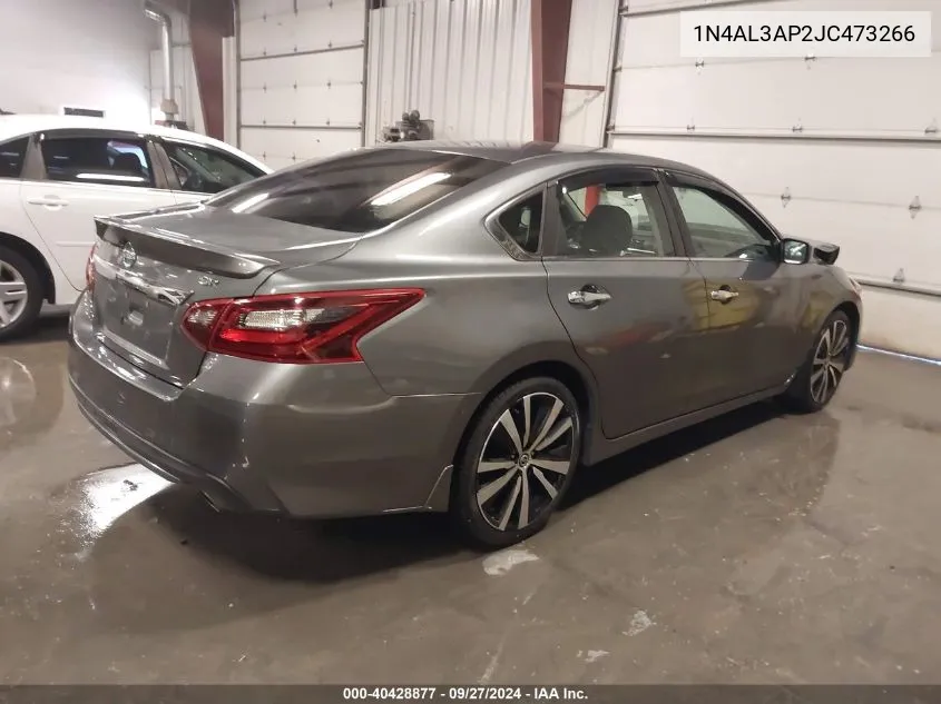 2018 Nissan Altima 2.5 Sr VIN: 1N4AL3AP2JC473266 Lot: 40428877