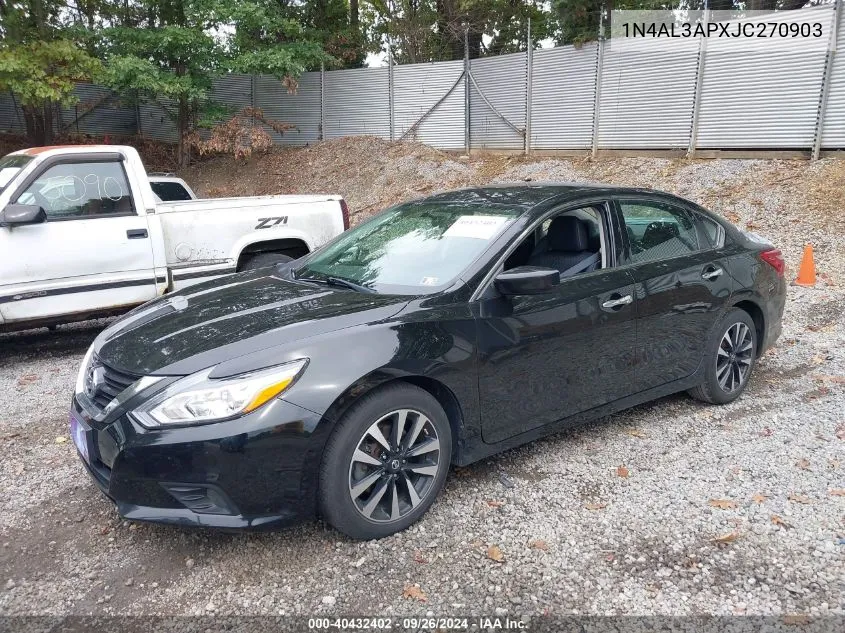 1N4AL3APXJC270903 2018 Nissan Altima 2.5 Sv