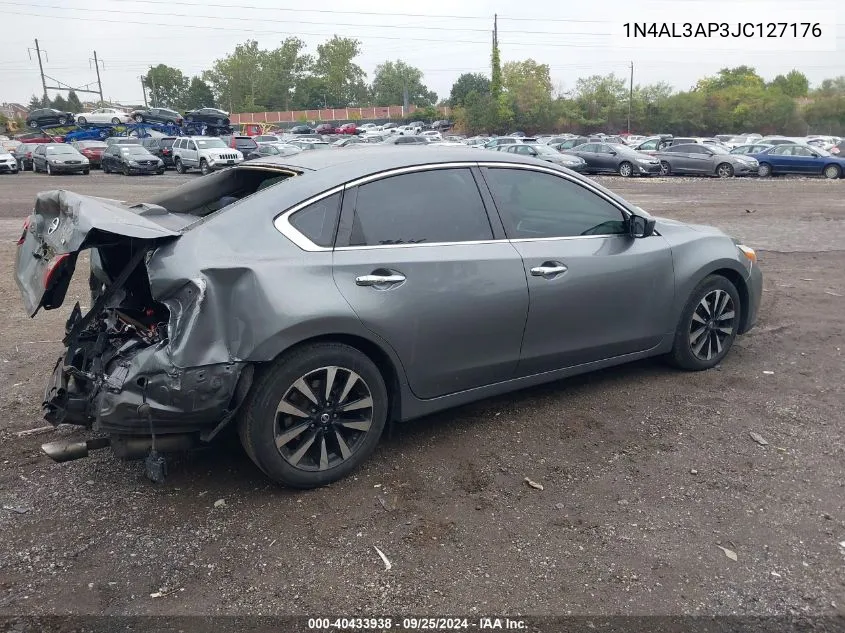 2018 Nissan Altima 2.5 Sv VIN: 1N4AL3AP3JC127176 Lot: 40433938