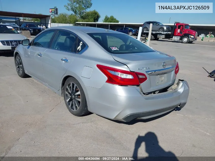 1N4AL3APXJC126509 2018 Nissan Altima 2.5 Sl