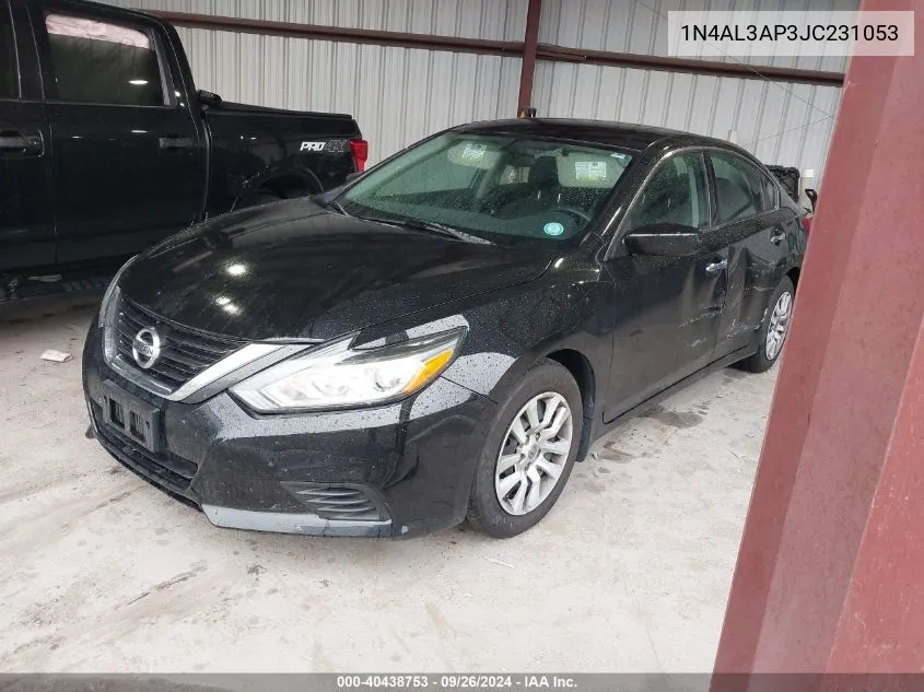 2018 Nissan Altima 2.5 S VIN: 1N4AL3AP3JC231053 Lot: 40870581