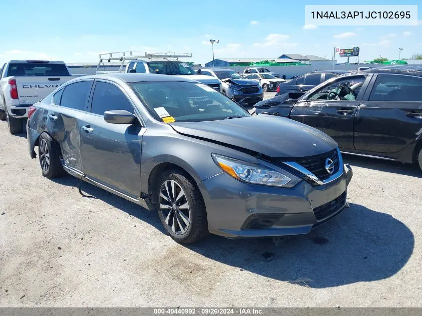 2018 Nissan Altima 2.5 Sv VIN: 1N4AL3AP1JC102695 Lot: 40440992