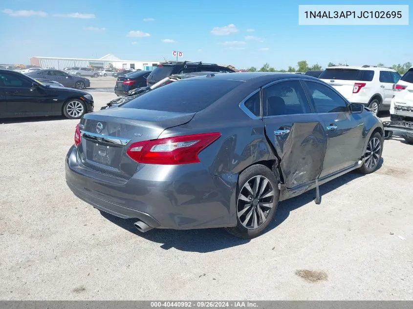 2018 Nissan Altima 2.5 Sv VIN: 1N4AL3AP1JC102695 Lot: 40440992