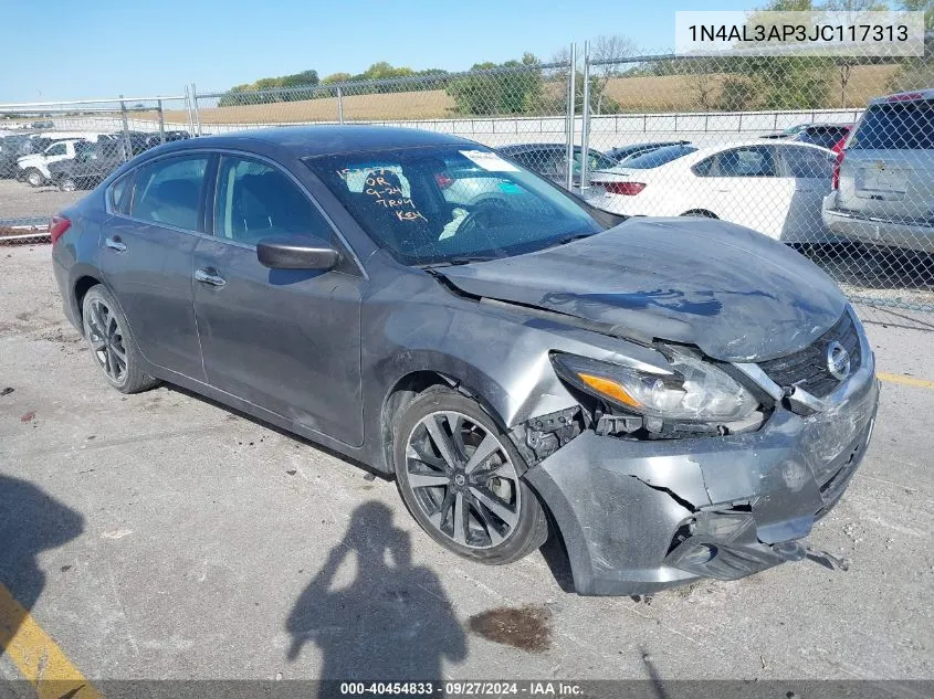 2018 Nissan Altima 2.5 Sr VIN: 1N4AL3AP3JC117313 Lot: 40454833