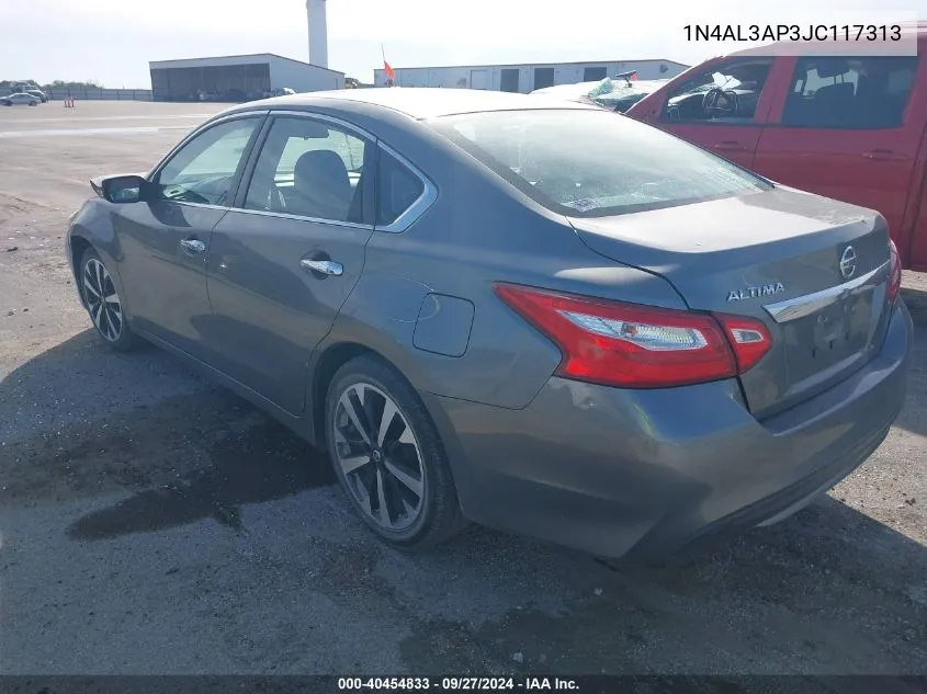 2018 Nissan Altima 2.5 Sr VIN: 1N4AL3AP3JC117313 Lot: 40454833