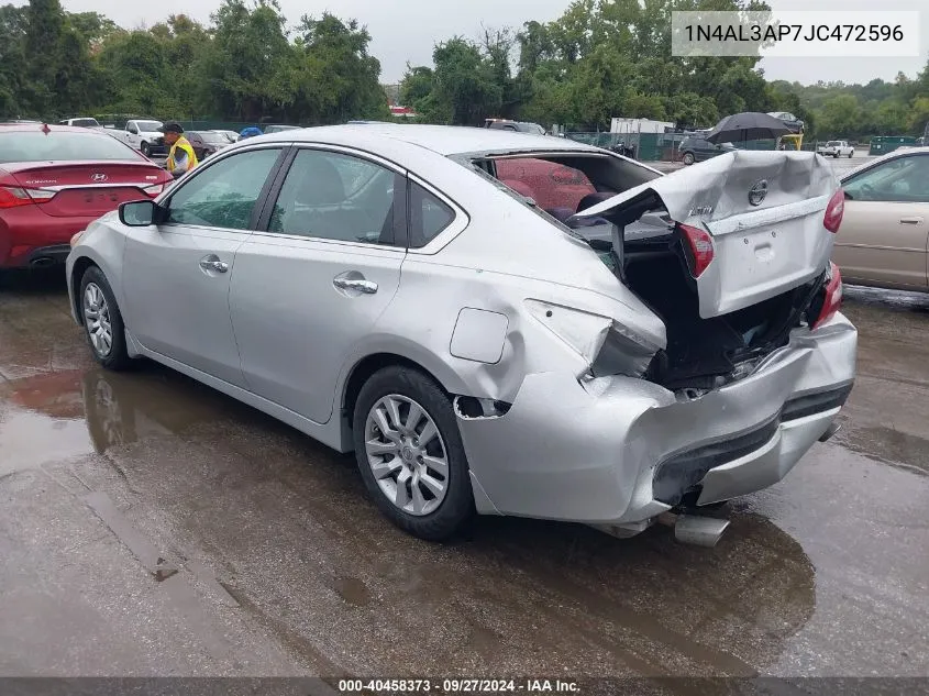 2018 Nissan Altima 2.5 S VIN: 1N4AL3AP7JC472596 Lot: 40458373