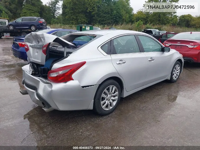 2018 Nissan Altima 2.5 S VIN: 1N4AL3AP7JC472596 Lot: 40458373