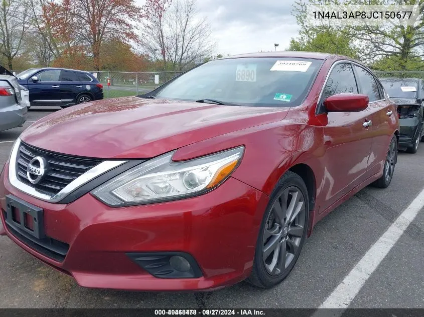 2018 Nissan Altima 2.5 Sr VIN: 1N4AL3AP8JC150677 Lot: 40468478