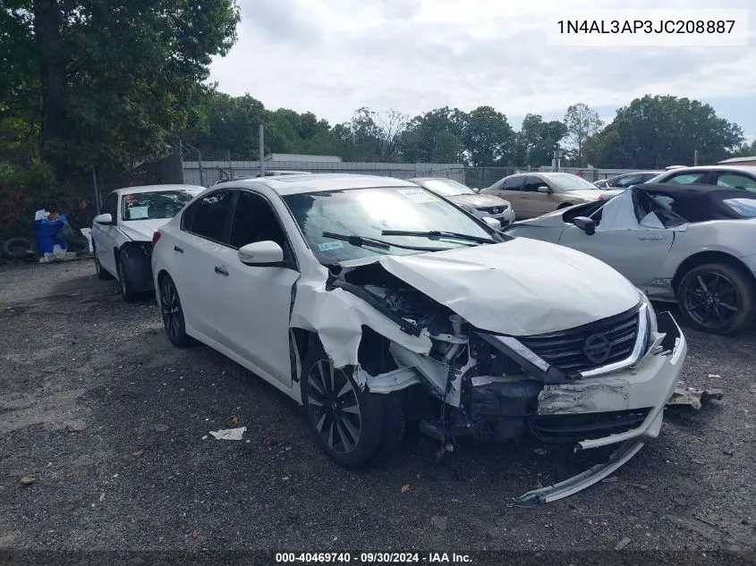 2018 Nissan Altima 2.5 Sv VIN: 1N4AL3AP3JC208887 Lot: 40469740