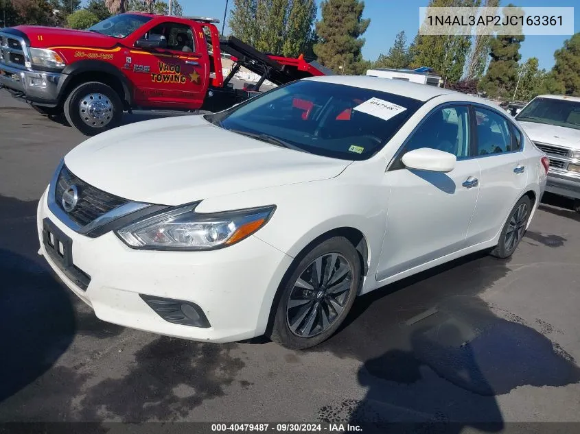 2018 Nissan Altima 2.5 Sv VIN: 1N4AL3AP2JC163361 Lot: 40479487