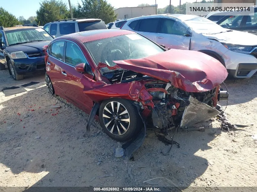 2018 Nissan Altima 2.5 Sl VIN: 1N4AL3AP5JC213914 Lot: 40526982