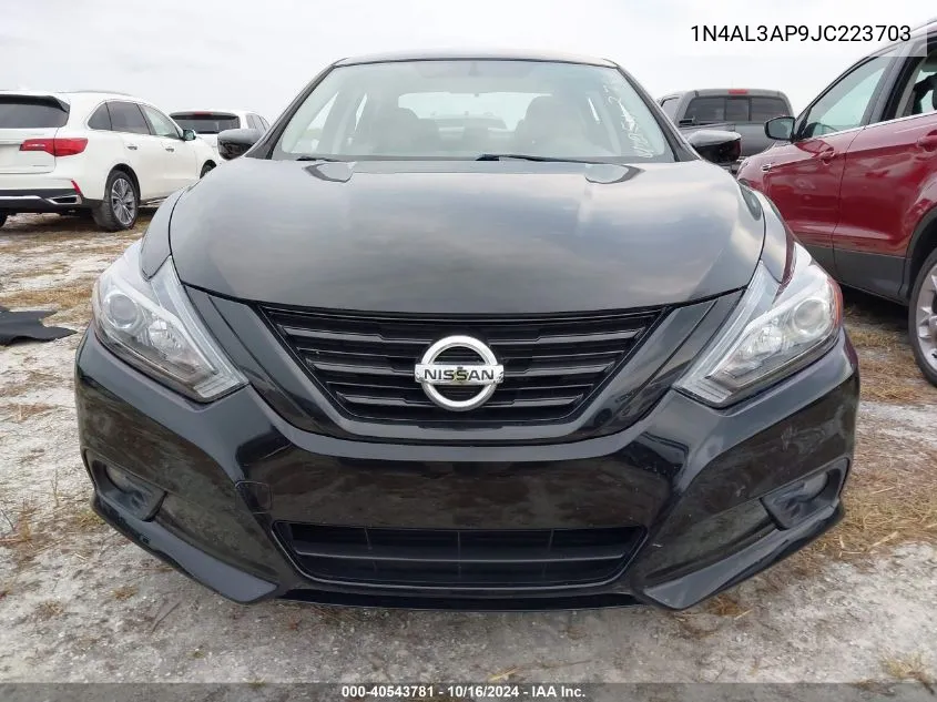 2018 Nissan Altima 2.5 Sr VIN: 1N4AL3AP9JC223703 Lot: 40543781