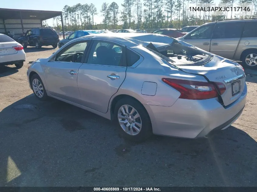 1N4AL3APXJC117146 2018 Nissan Altima 2.5/S/Sv/Sl/Sr