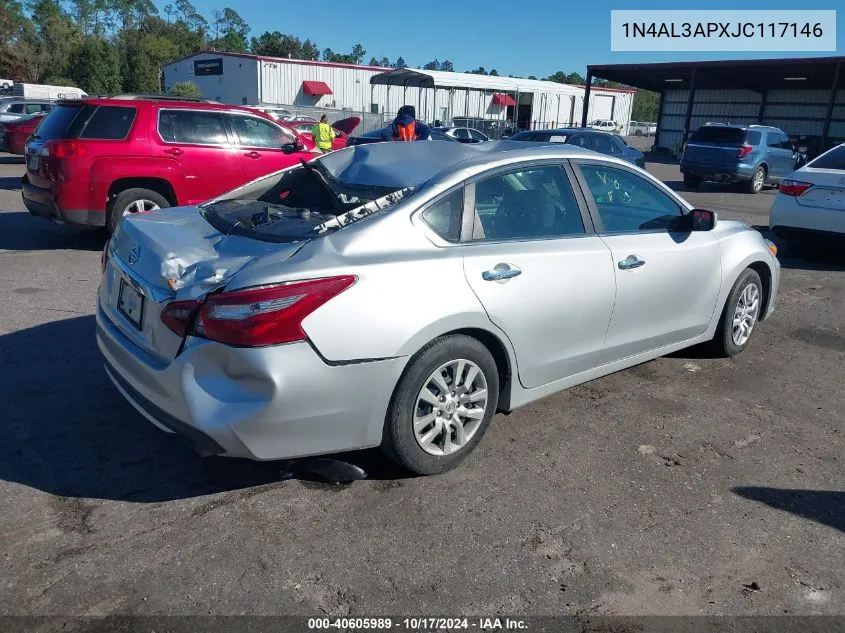 1N4AL3APXJC117146 2018 Nissan Altima 2.5/S/Sv/Sl/Sr