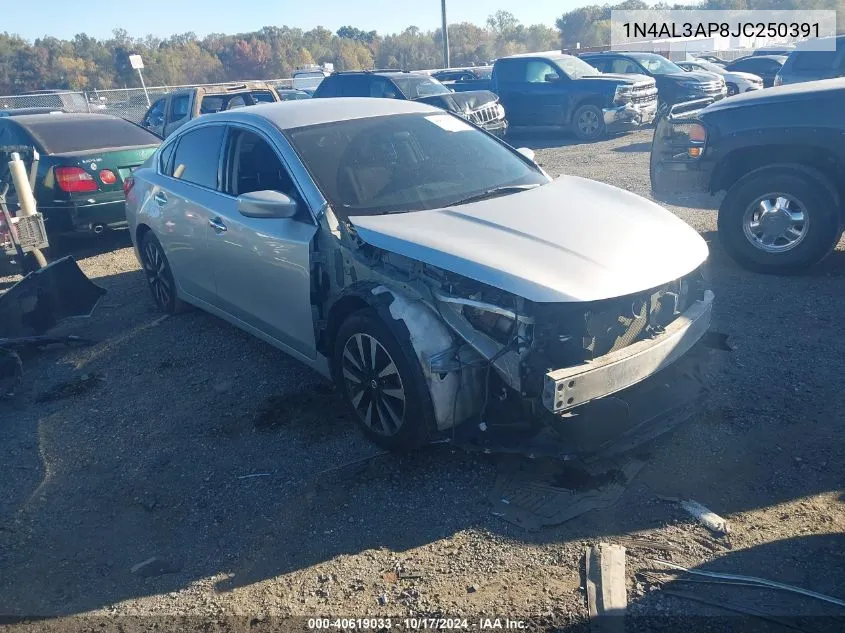 2018 Nissan Altima 2.5 Sv VIN: 1N4AL3AP8JC250391 Lot: 40619033