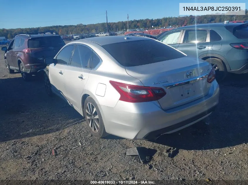 1N4AL3AP8JC250391 2018 Nissan Altima 2.5 Sv