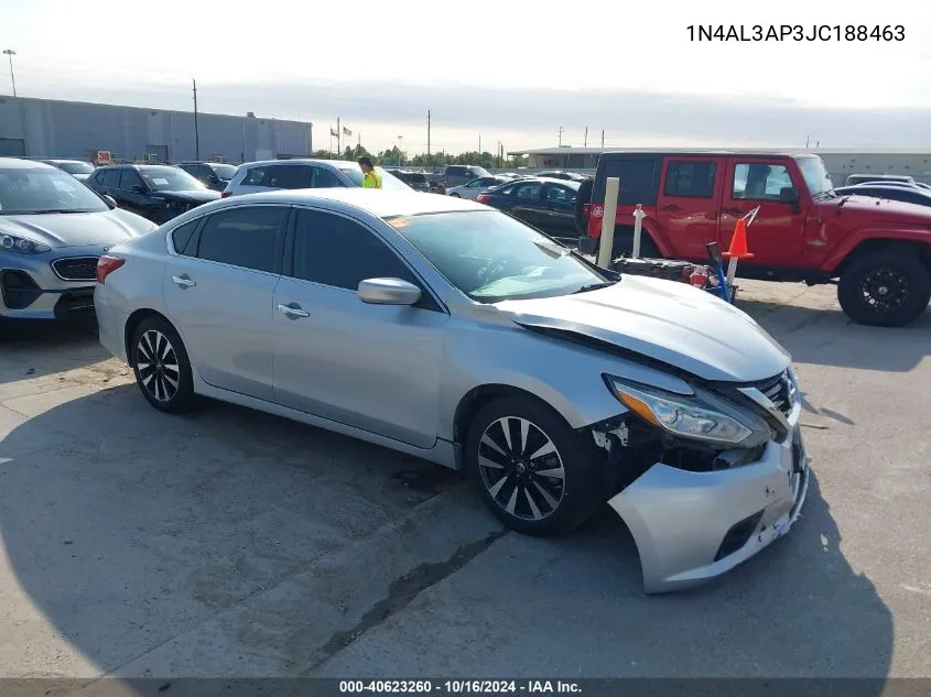 2018 Nissan Altima 2.5 Sv VIN: 1N4AL3AP3JC188463 Lot: 40623260