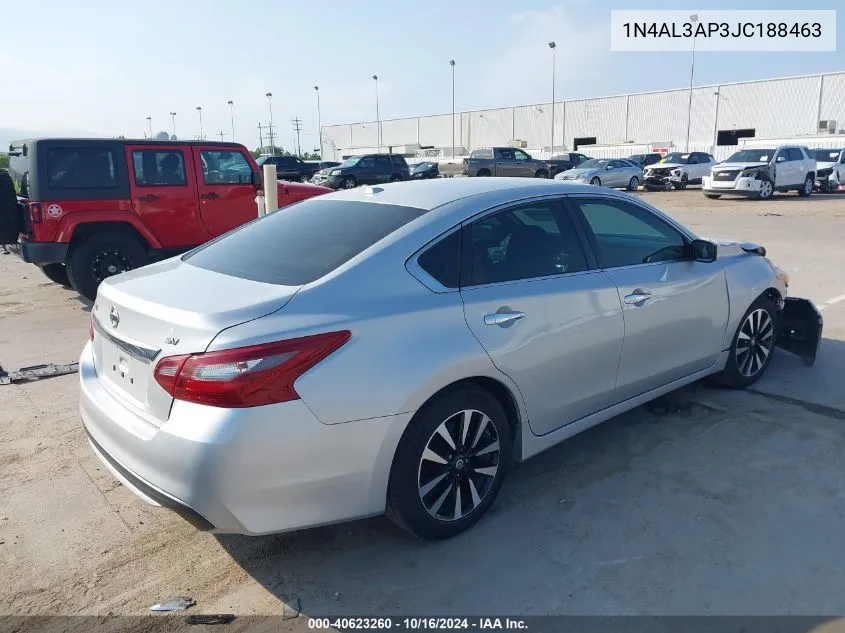 2018 Nissan Altima 2.5 Sv VIN: 1N4AL3AP3JC188463 Lot: 40623260