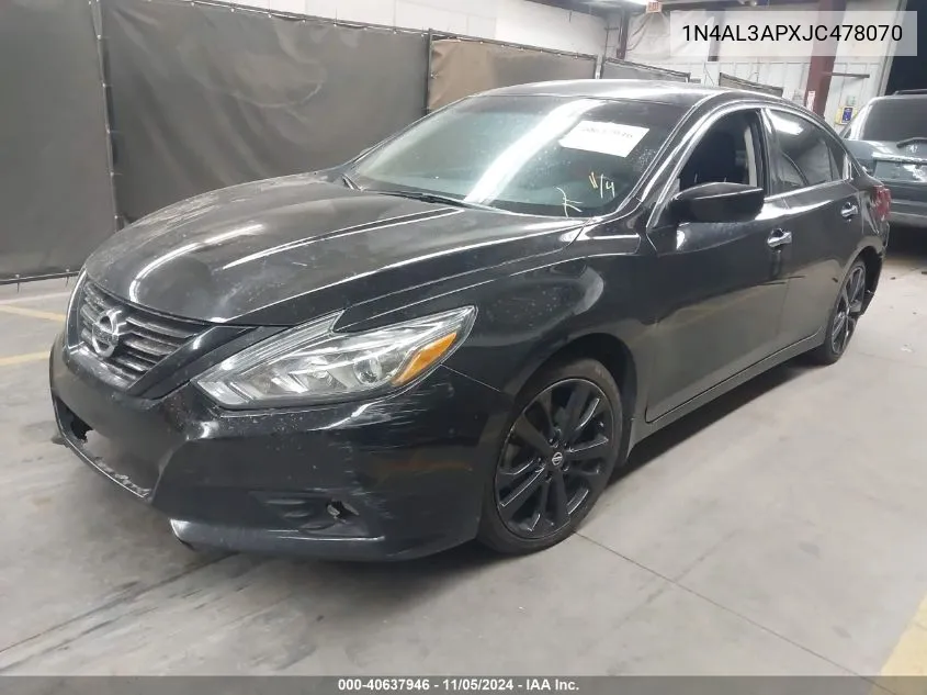 2018 Nissan Altima 2.5 Sr VIN: 1N4AL3APXJC478070 Lot: 40637946