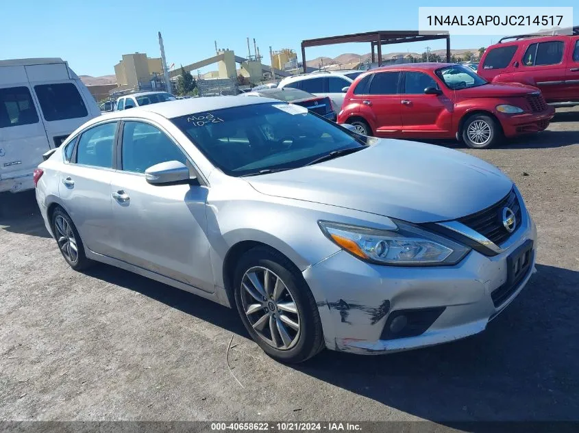 2018 Nissan Altima 2.5 Sl VIN: 1N4AL3AP0JC214517 Lot: 40658622