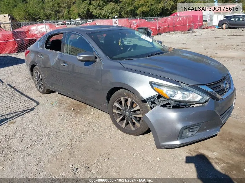 2018 Nissan Altima 2.5 Sl VIN: 1N4AL3AP3JC175616 Lot: 40660650