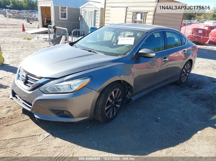 2018 Nissan Altima 2.5 Sl VIN: 1N4AL3AP3JC175616 Lot: 40660650