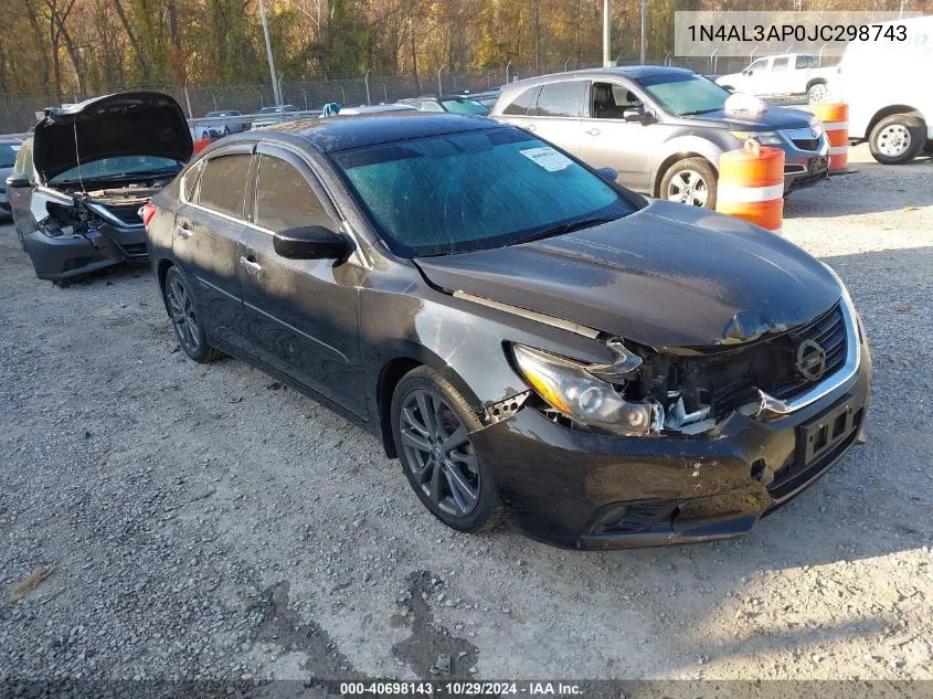 2018 Nissan Altima 2.5 Sr VIN: 1N4AL3AP0JC298743 Lot: 40698143