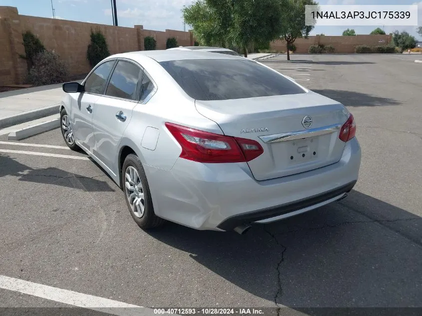 2018 Nissan Altima 2.5 S VIN: 1N4AL3AP3JC175339 Lot: 40712593