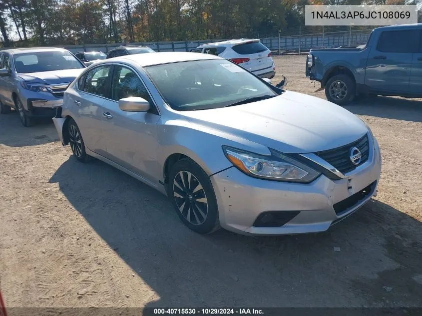 2018 Nissan Altima 2.5 Sv VIN: 1N4AL3AP6JC108069 Lot: 40715530