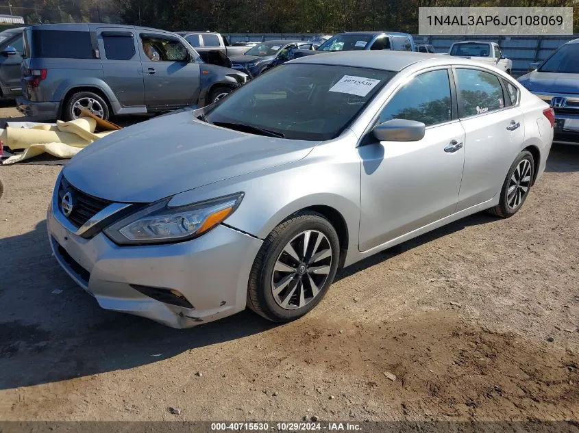 2018 Nissan Altima 2.5 Sv VIN: 1N4AL3AP6JC108069 Lot: 40715530