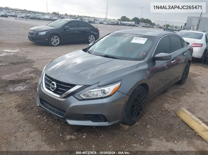 2018 Nissan Altima 2.5 Sv VIN: 1N4AL3AP4JC265471 Lot: 40727678