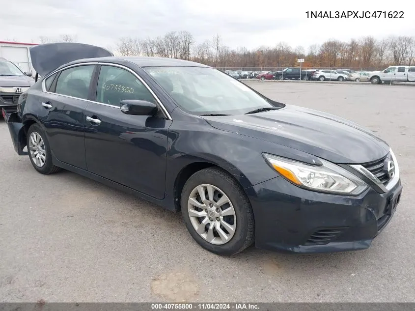 2018 Nissan Altima 2.5/S/Sv/Sl/Sr VIN: 1N4AL3APXJC471622 Lot: 40755800