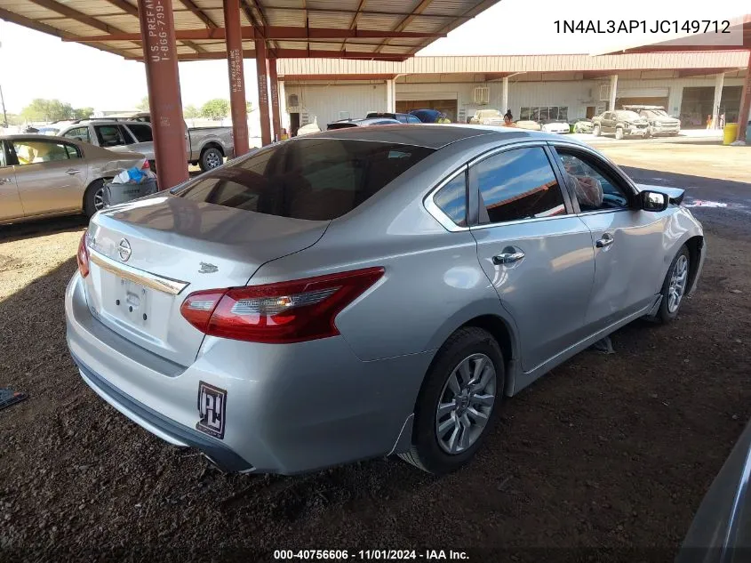 1N4AL3AP1JC149712 2018 Nissan Altima 2.5 S