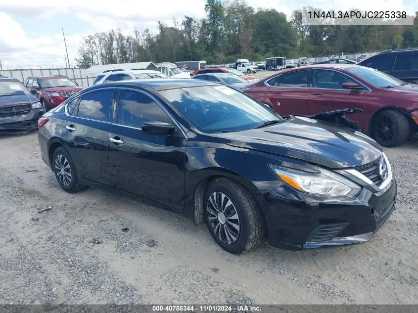 2018 Nissan Altima 2.5 S VIN: 1N4AL3AP0JC225338 Lot: 40758344