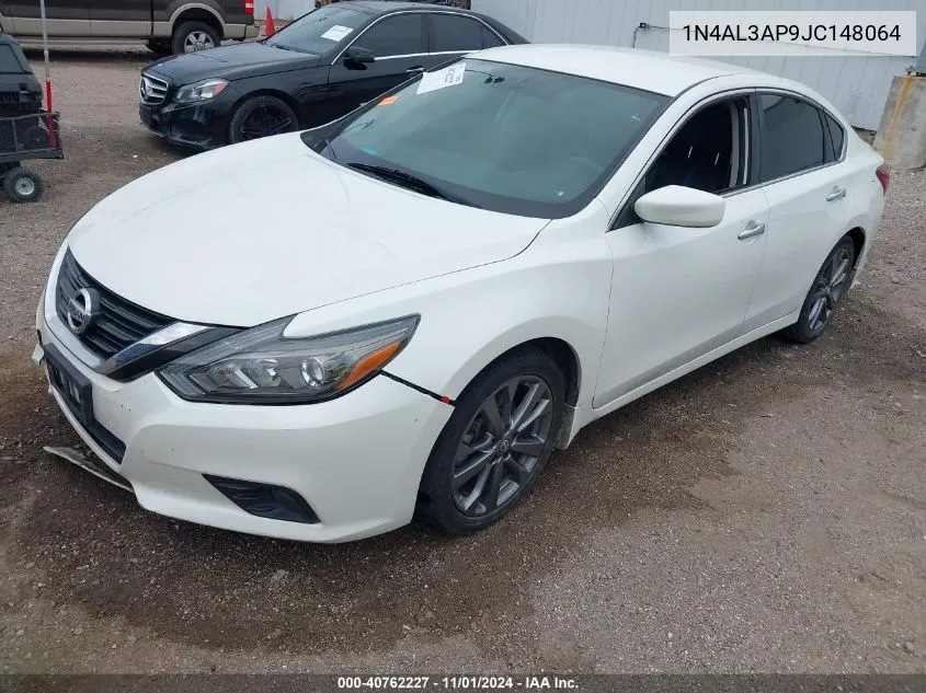 2018 Nissan Altima 2.5 Sr VIN: 1N4AL3AP9JC148064 Lot: 40762227