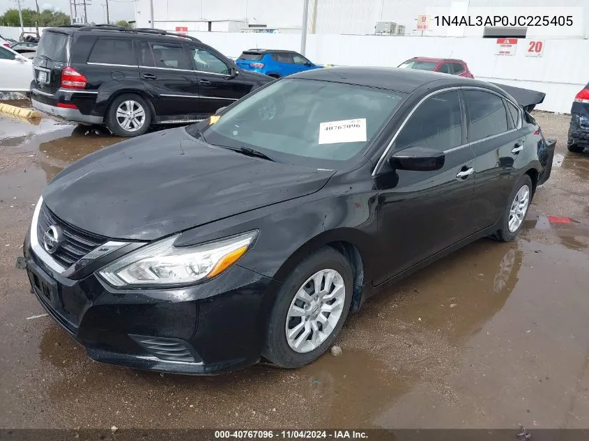 2018 Nissan Altima 2.5 S VIN: 1N4AL3AP0JC225405 Lot: 40767096