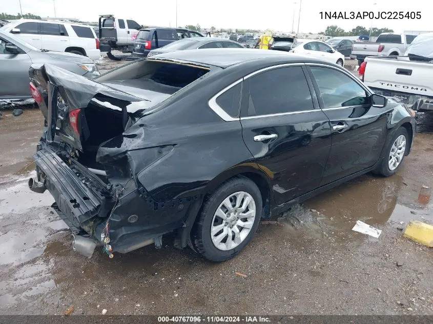 2018 Nissan Altima 2.5 S VIN: 1N4AL3AP0JC225405 Lot: 40767096