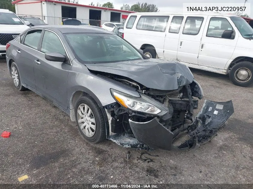 2018 Nissan Altima 2.5 S VIN: 1N4AL3AP3JC220957 Lot: 40773466