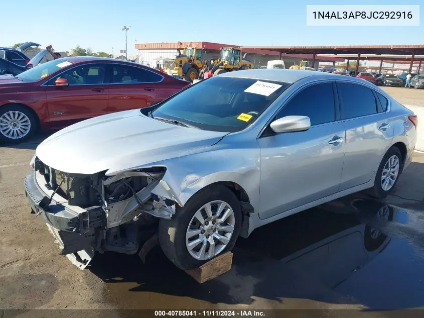 2018 Nissan Altima 2.5 S VIN: 1N4AL3AP8JC292916 Lot: 40785041