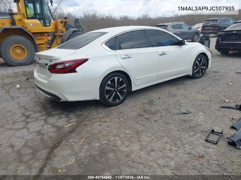 1N4AL3AP9JC107935 2018 Nissan Altima 2.5 Sr