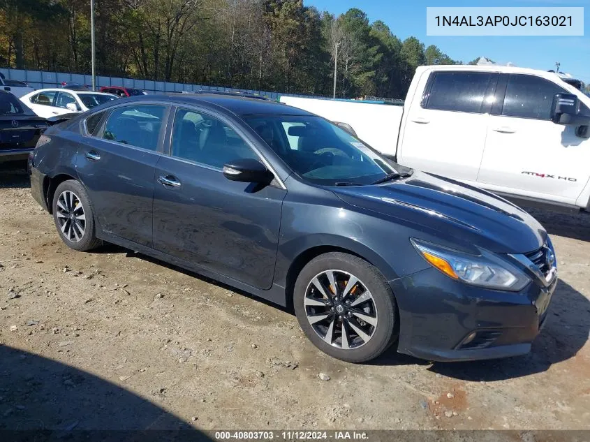 2018 Nissan Altima 2.5 Sl VIN: 1N4AL3AP0JC163021 Lot: 40803703